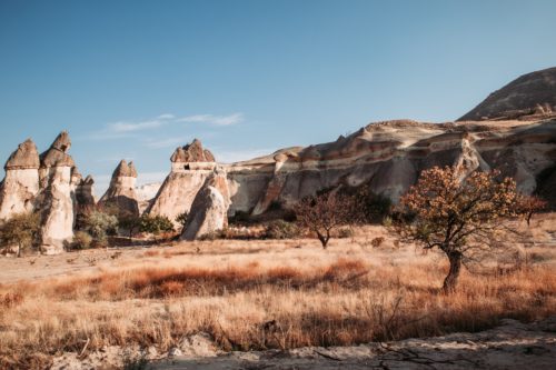 Die Tuffstein-Formationen im Göreme-Nationalpark. Foto: Unsplash/Oleksandr Kurchev.