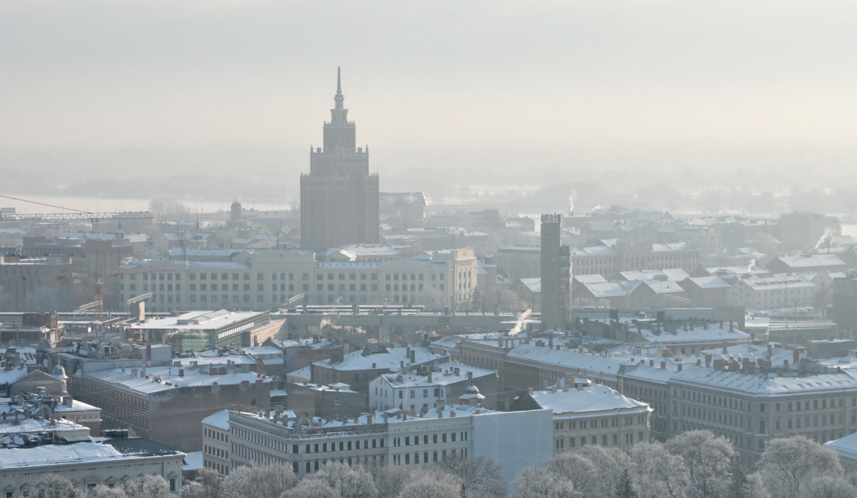 Gebäude der Lettischen Akademie der Wissenschaften in Riga. Credits: Lettische Akademie der Wissenschaften.